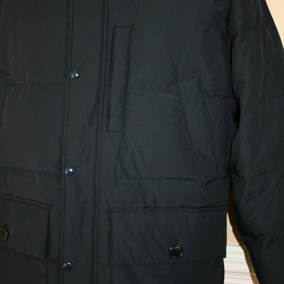 J.Crew Explorer Down Parka Winter Coat Navy - Picture 4 of 9